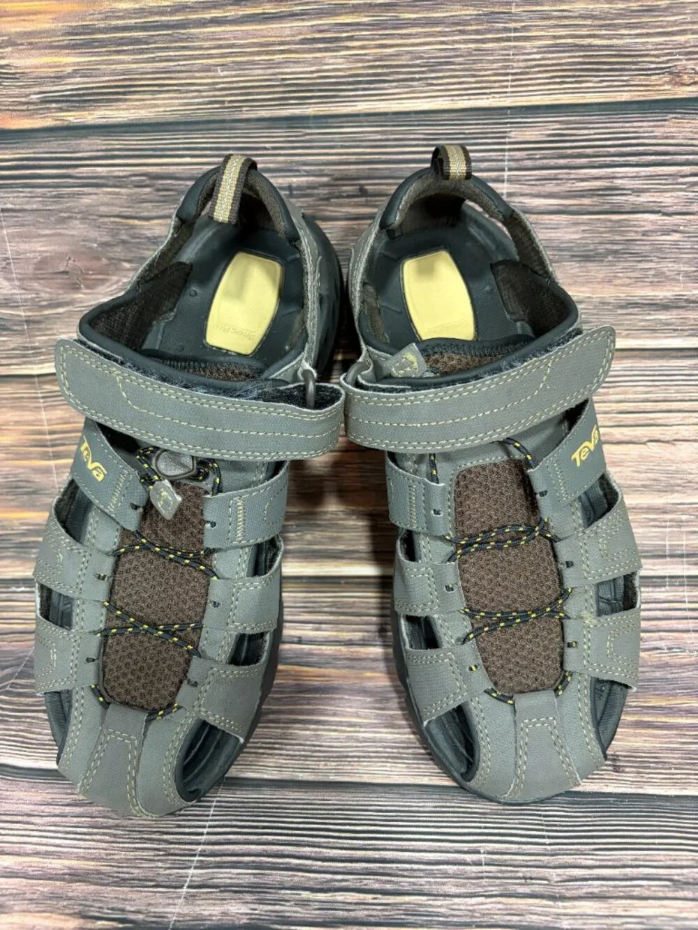 Teva Men's Forebay 2 Hiking Sandals Gray Brown Size 8‎